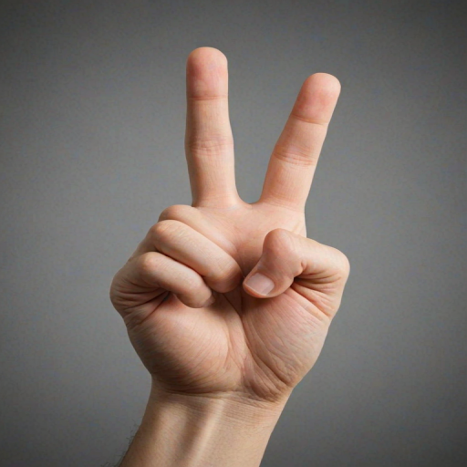middle finger background