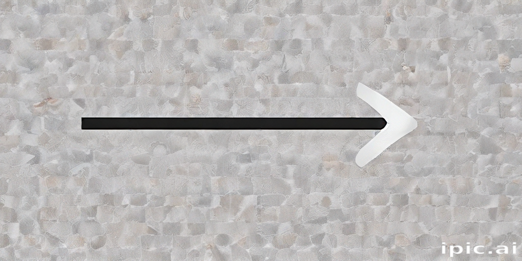 Abstract Art Featuring a Bold Black Arrow Against a Textured Gray ...