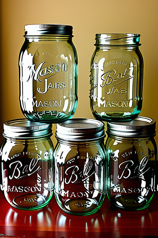 various sizes of mason jars