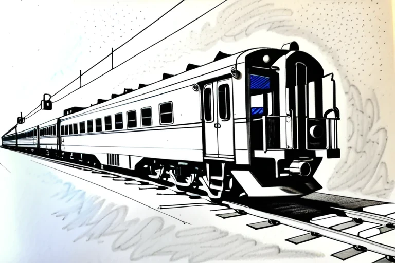 train drawing