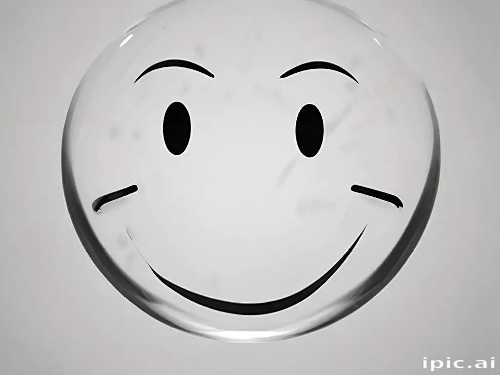 transparent happy face