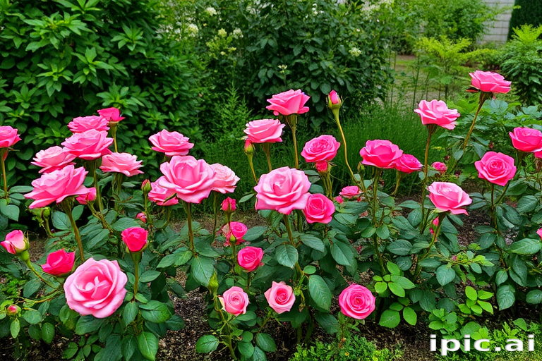 rose border