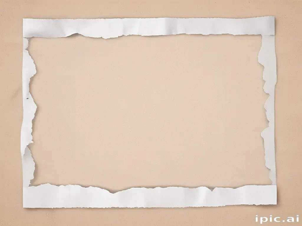 ripped paper transparent