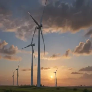 wind turbine png