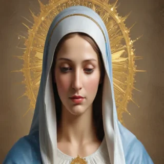 virgin mary clip art