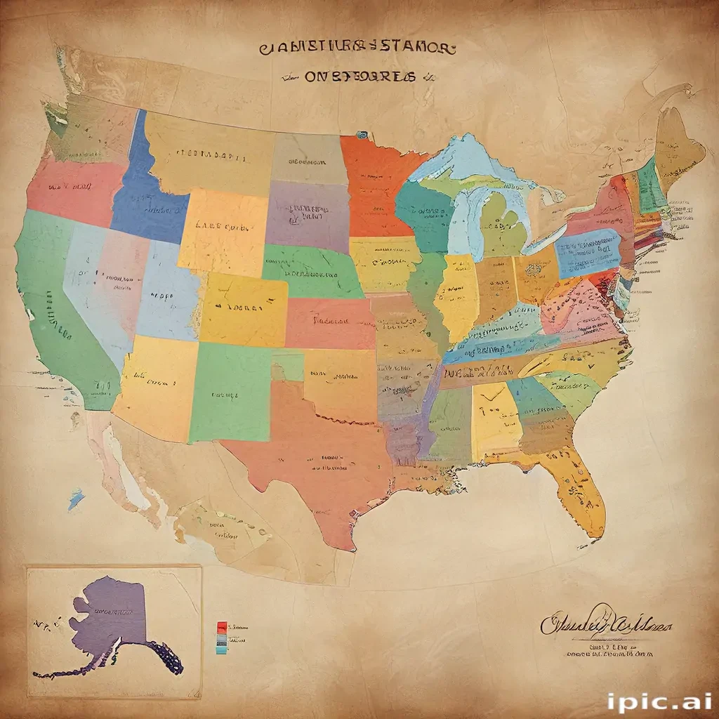 map of the us states