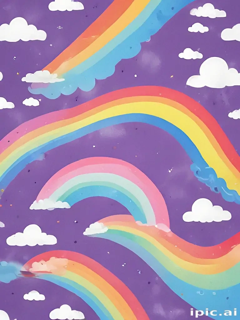 cute rainbow backgrounds