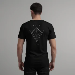 black tshirt mockup