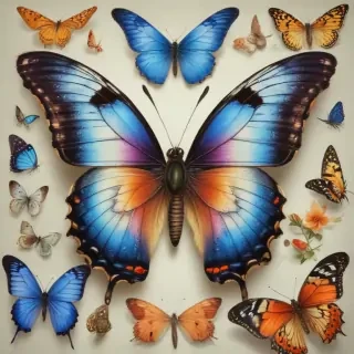 pictures of butterflies to draw