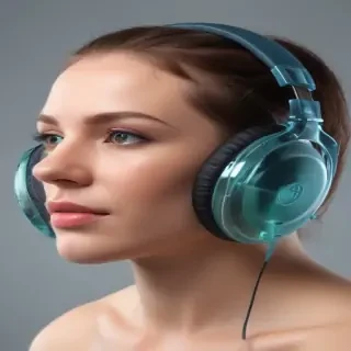 transparent headphones png