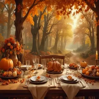 thanksgiving background aesthetic