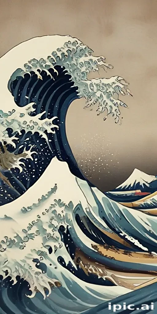 the great wave wallpaper