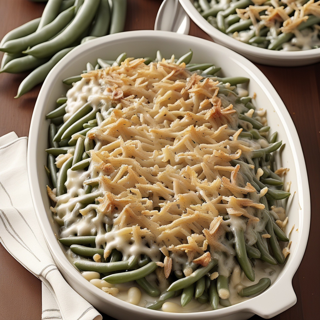 green bean casserole for two