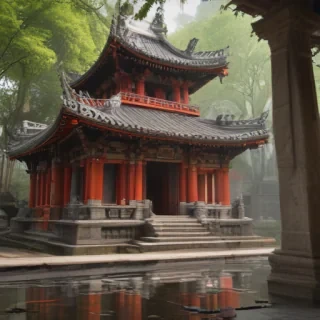 temple background