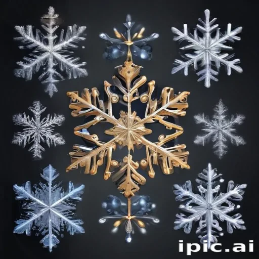 snowflakes clipart transparent background