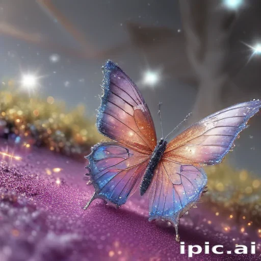 glitter butterfly wallpaper
