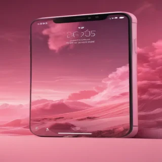 pink home screen
