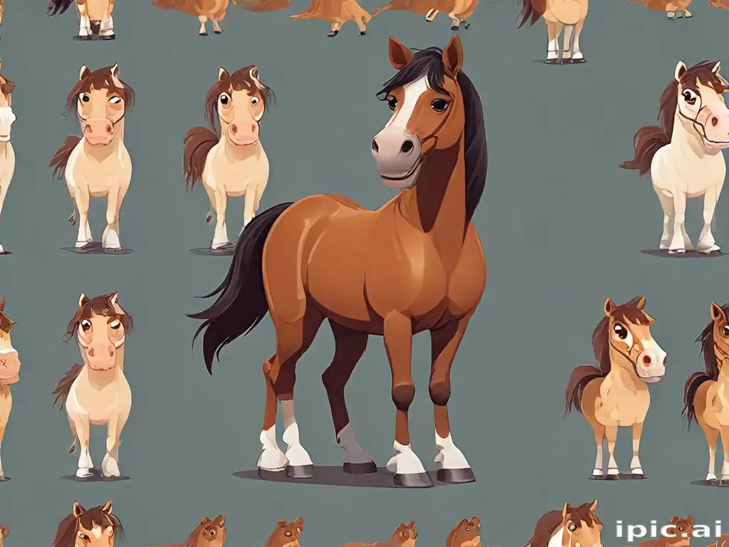 cartoon horse