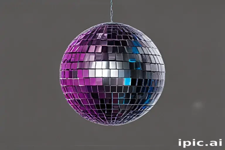 transparent background disco ball png