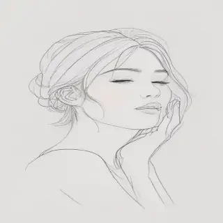 aesthetic line art