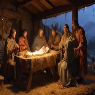 manger scene images free