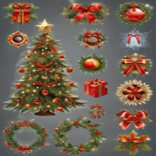 transparent christmas clipart