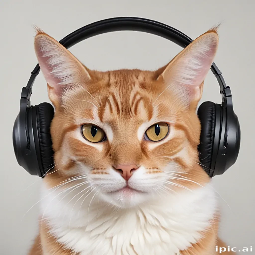 cat headphones png