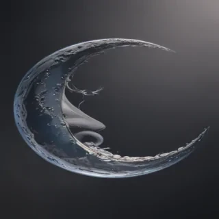 crescent moon transparent background