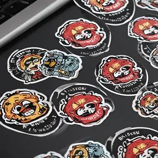 stickers mockup