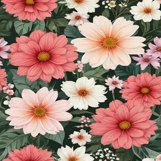 aesthetic flowers png