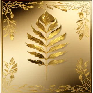 gold leaf png