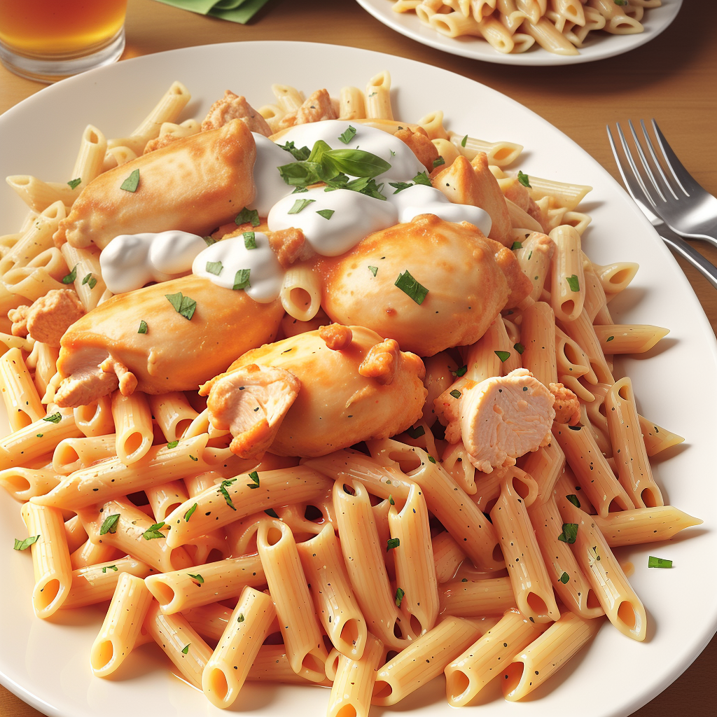 buffalo wild wings chicken pasta