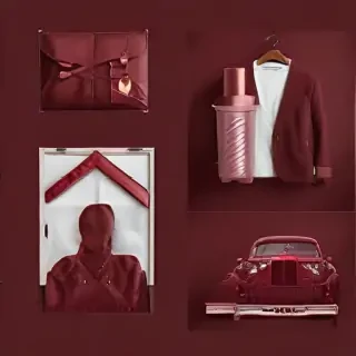 maroon aesthetic
