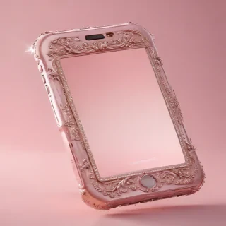 light pink phone background