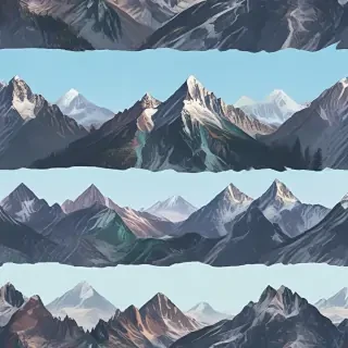 mountains transparent