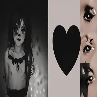 black heart aesthetic