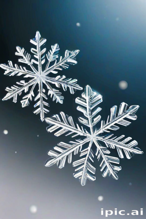 transparent snowflakes