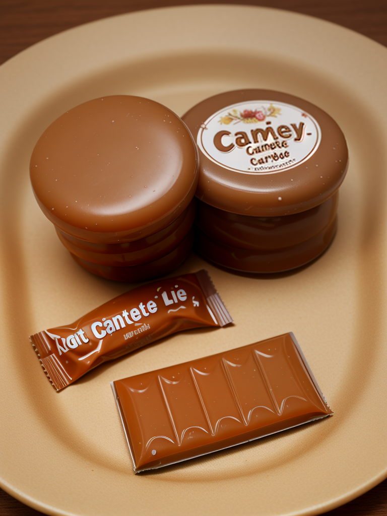 german candy with a caramel center