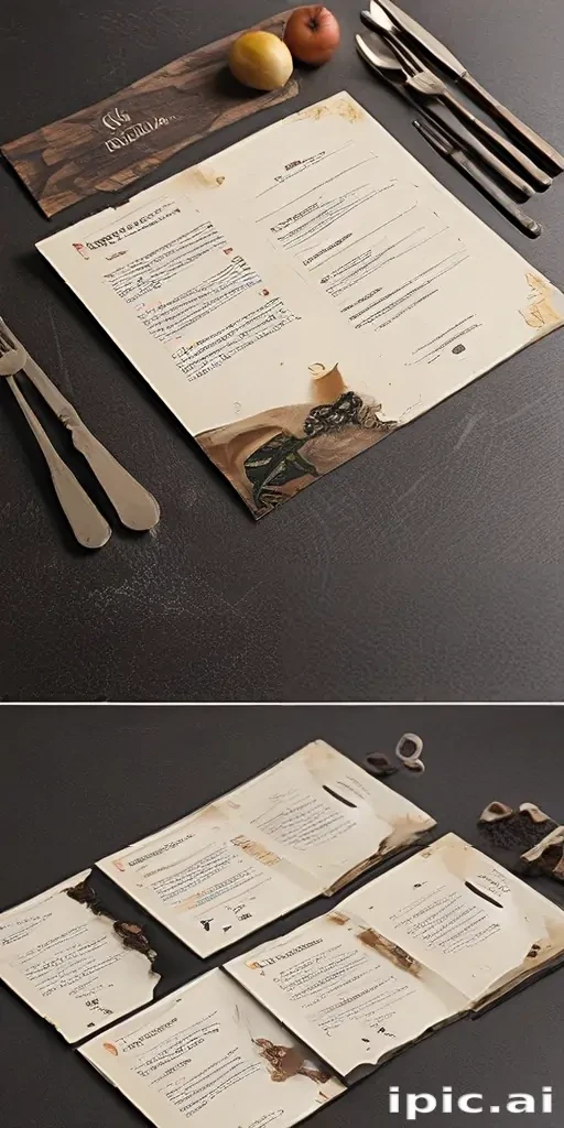 restaurant menu mockup free