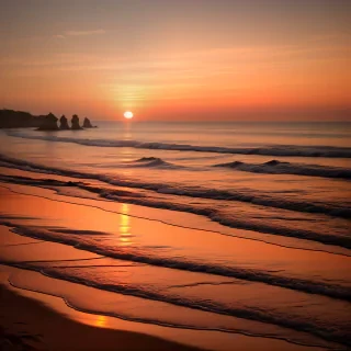 hd wallpaper beach sunset