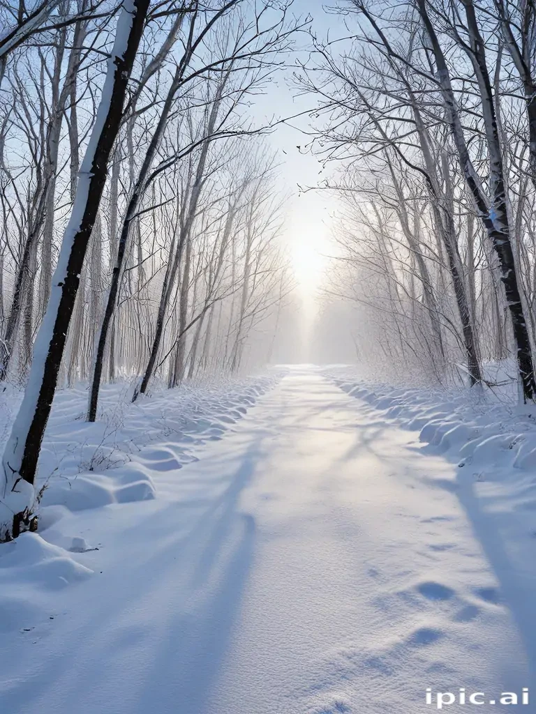 transparent snow