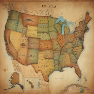 usa map states