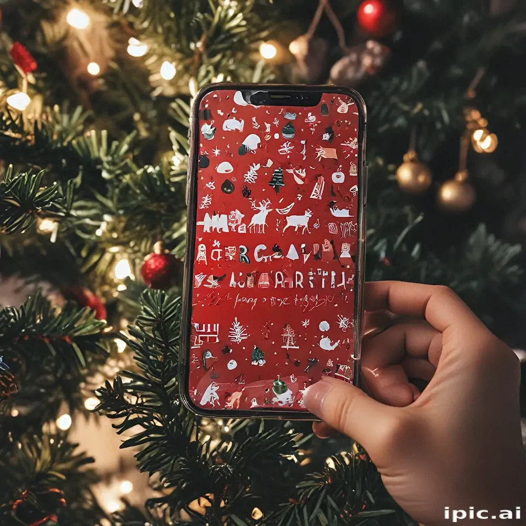 iphone christmas wallpaper aesthetic
