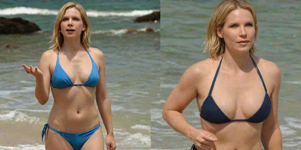 Kirsten Bell in bikini