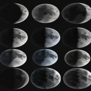 moon phases png