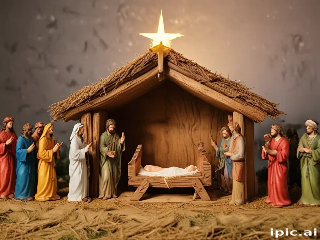 images of the manger scene