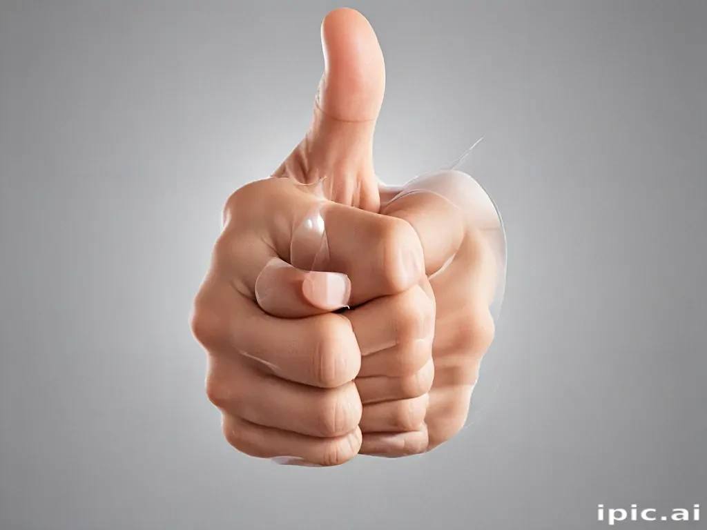transparent thumbs up