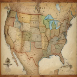 united states map
