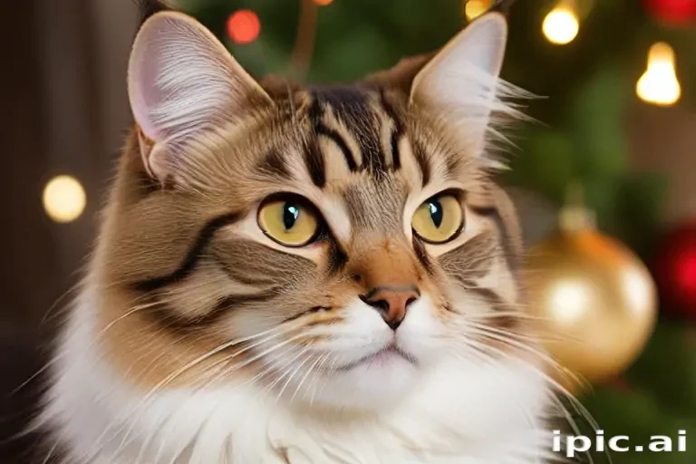 christmas cat background