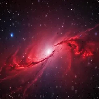 galaxy red wallpaper